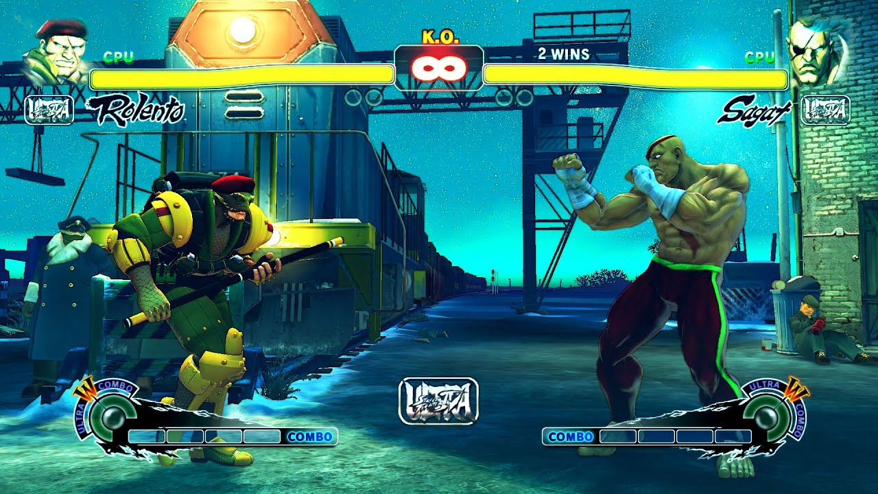 Rolento vs Sagat - Epic Fighting Game (Very Hard) | 4K UHD Gameplay