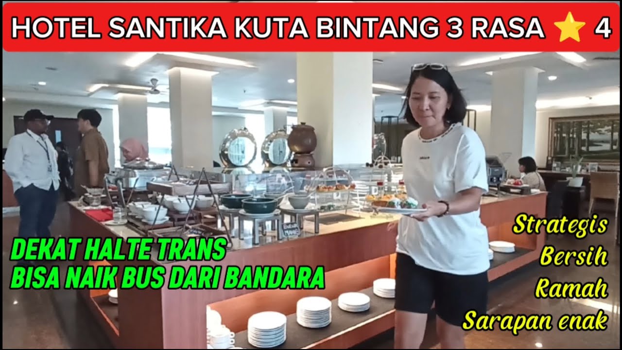 Hotel Santika Kuta di Jl. Raya Kuta Strategis Dekat Bus Stop Trans Metro