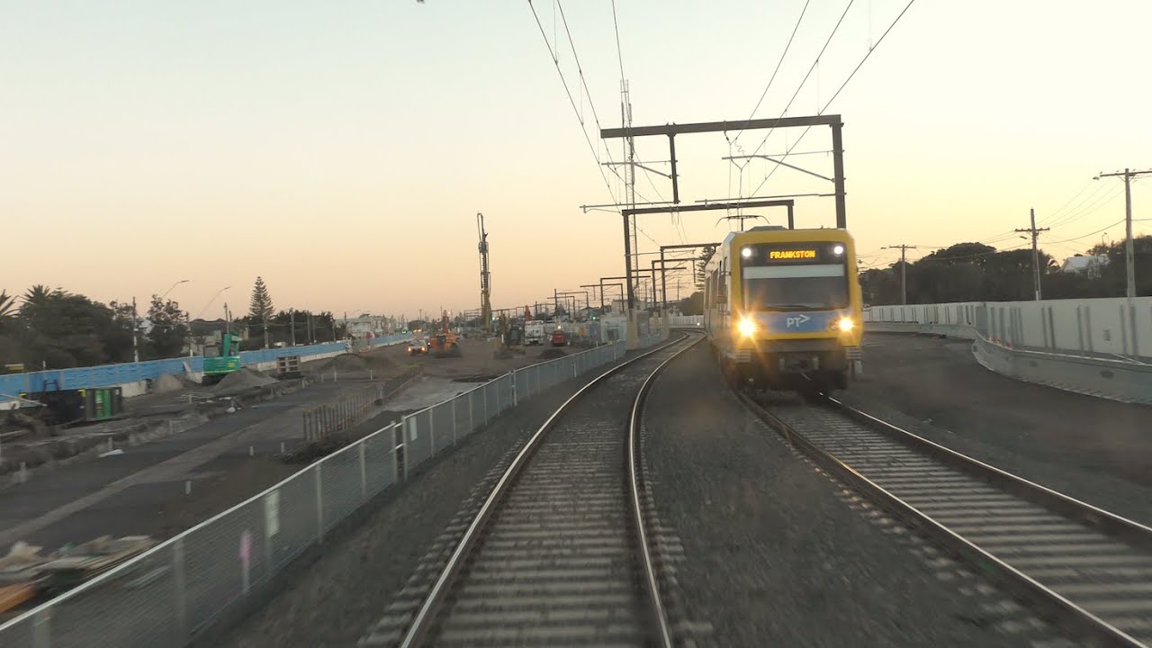Driver's View Frankston to Caulfield Melbourne Mid 2019