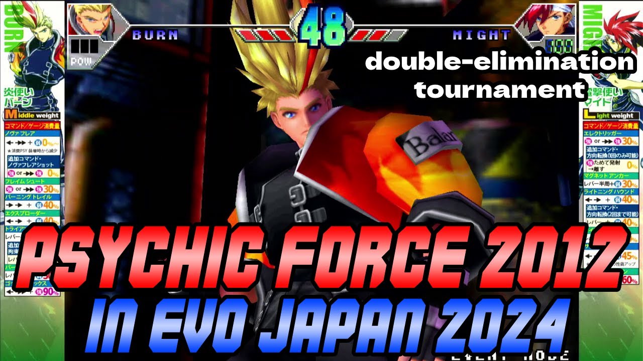 PSYCHIC FORCE 2012 in EVO Japan 2024 tournament (EVO Japan 2024 サイドイベント サイキックフォース2012)