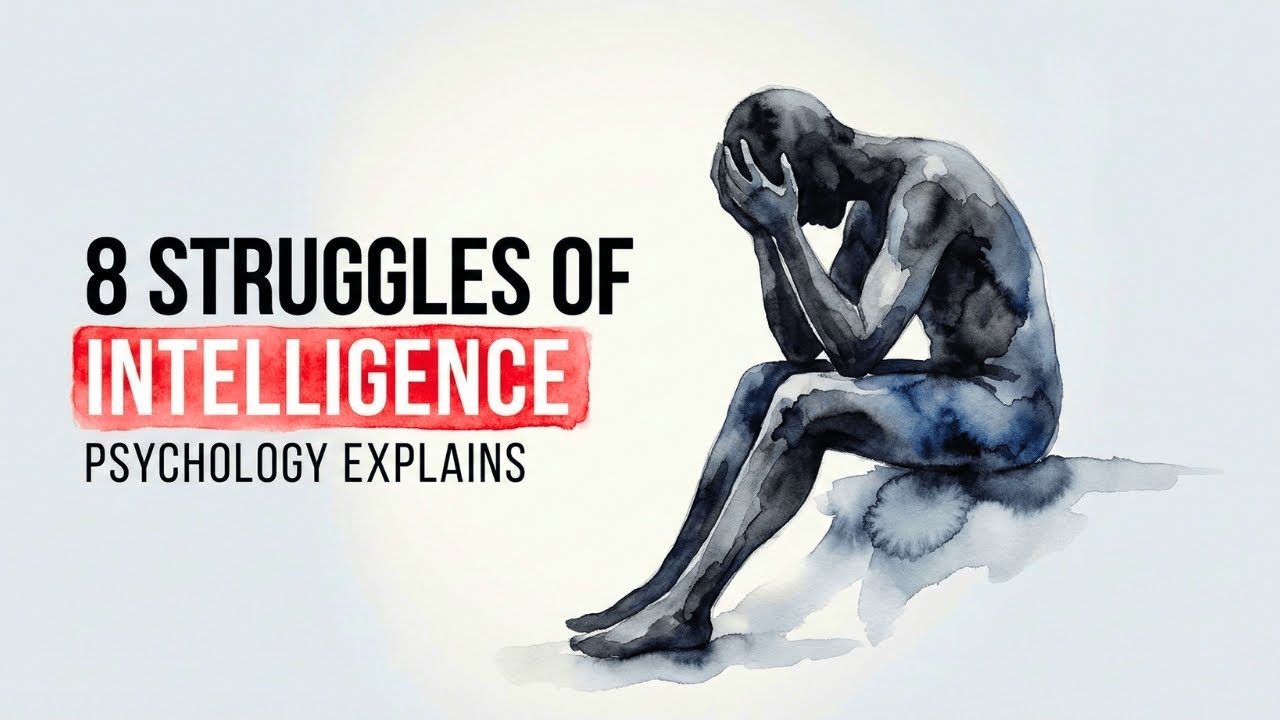 8 Struggles of Highly Intelligent People (Psychology Explained) | Think Split 