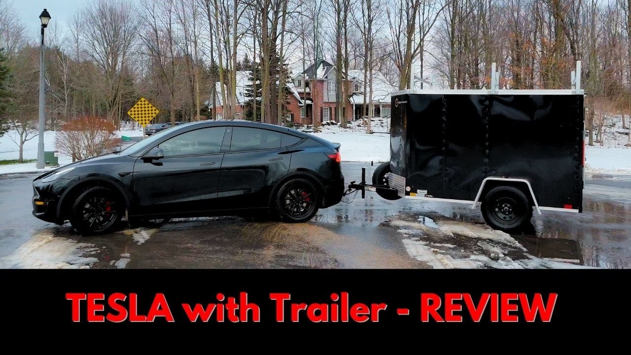 Tesla Model Y + Enclosed Trailer – Honest Review