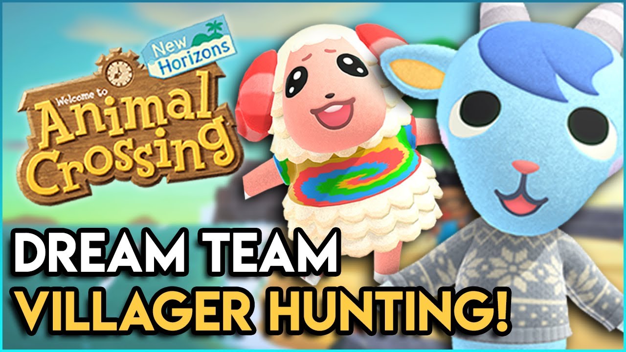 Охота на жителей деревни в команде мечты! — Animal Crossing New Horizons