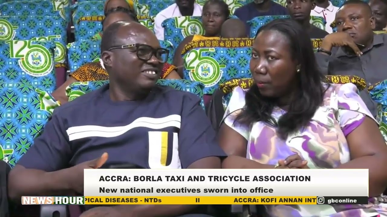 Borla Taxi and Tricycle Association Swears In New Executives. Report by Benjamin Nii Nai Anyetei 