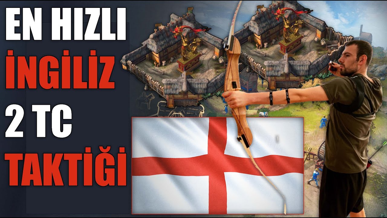İNGİLİZ için En Hızlı Ekonomi Taktiği - Age of Empires 4 İngiliz 2 Ana Bölge | AoE4 İngiliz Rehber