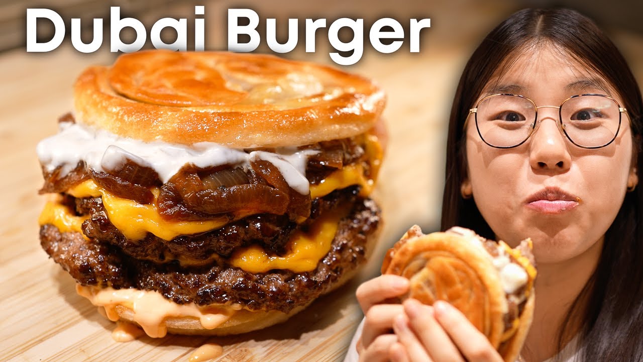 ВИРУСНЫЙ Dubai Paratha Smash Burger 🔥 (Дубайский шоколадный кто?)