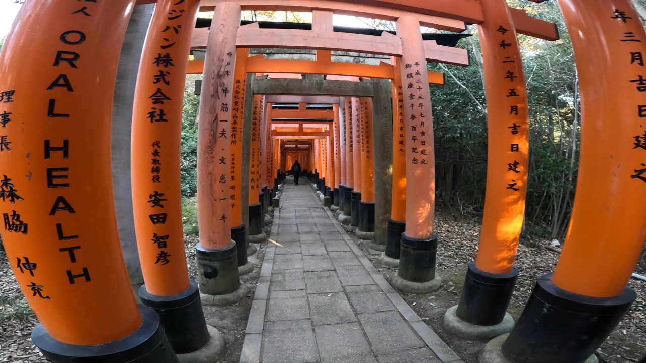 Fushimi Inari Taisha -  Kyoto Japan (4K 60FPS)