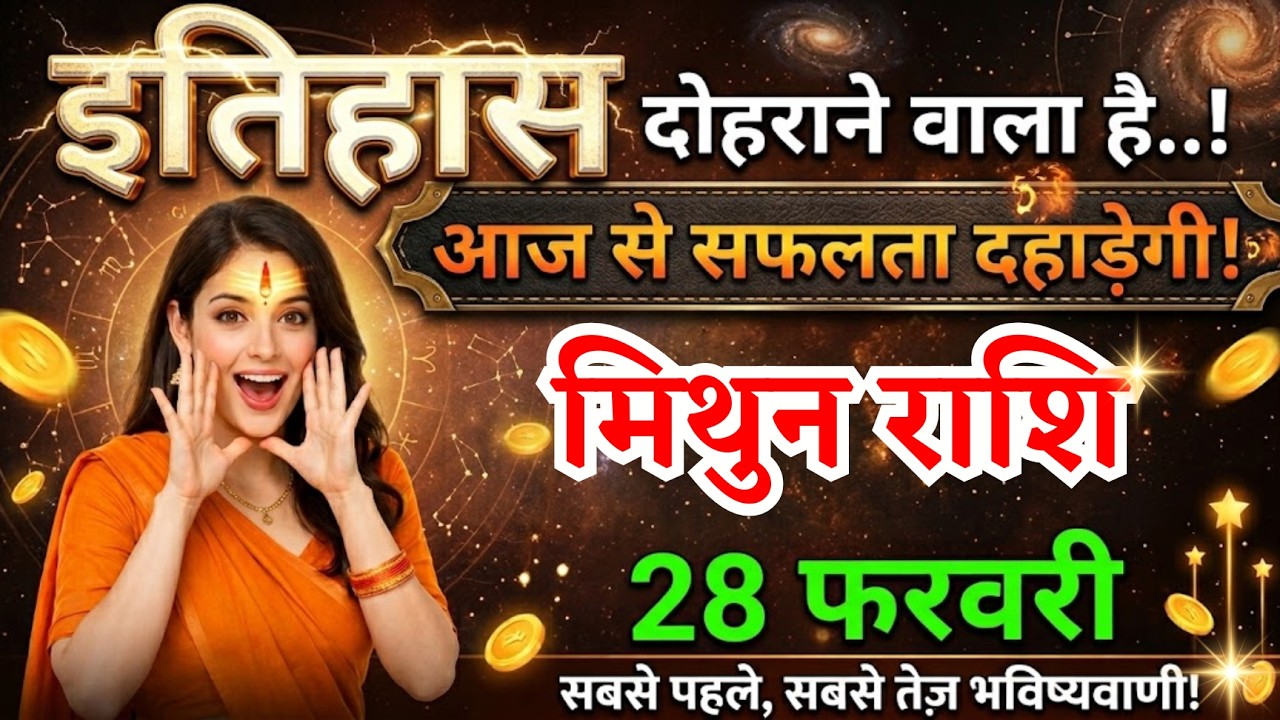 28 फरवरी, मिथुन राशि वालों इतिहास दोहराने वाला है आज से सफलता दहाड़ेगी, Mithun Rashi