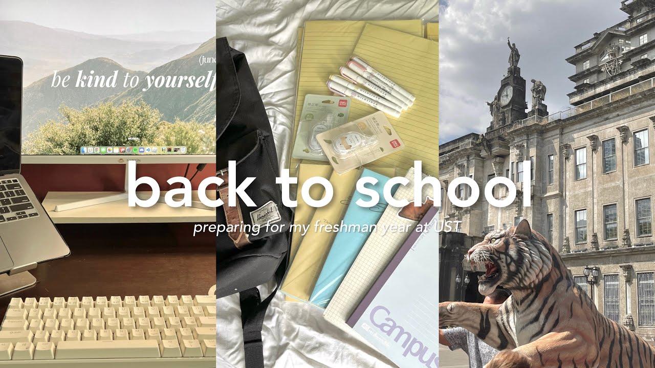 back to school vlog: stationery shopping, preparing for my freshie year (uni diaries ep. 1)