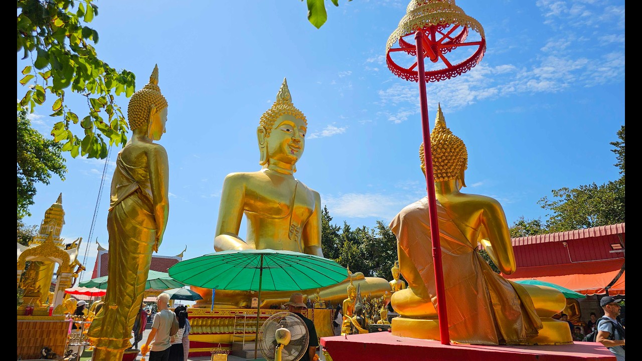 Wat Phra Yai Big Buddha & Pattaya Viewpoint | Best Pattaya City View + Central Pattaya Walk