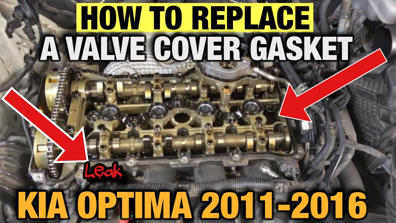 HOW TO REPLACE A VALVE COVER GASKET | KIA OPTIMA 2011 - 2015 | 2.4L GDI ENGINE | PART 1 #kia