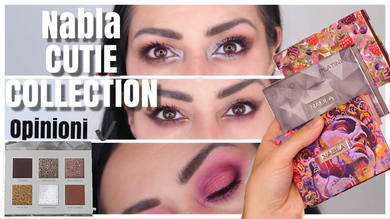 NABLA CUTIE COLLECTION ▶︎ 3 MAKE UP LOOK E OPINIONI DISCORDANTI  🤔osservatricescaltra