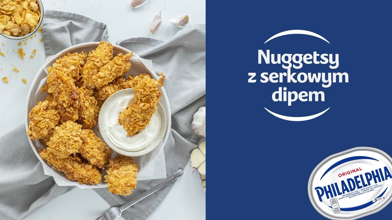 NUGGETSY Z SERKOWYM DIPEM