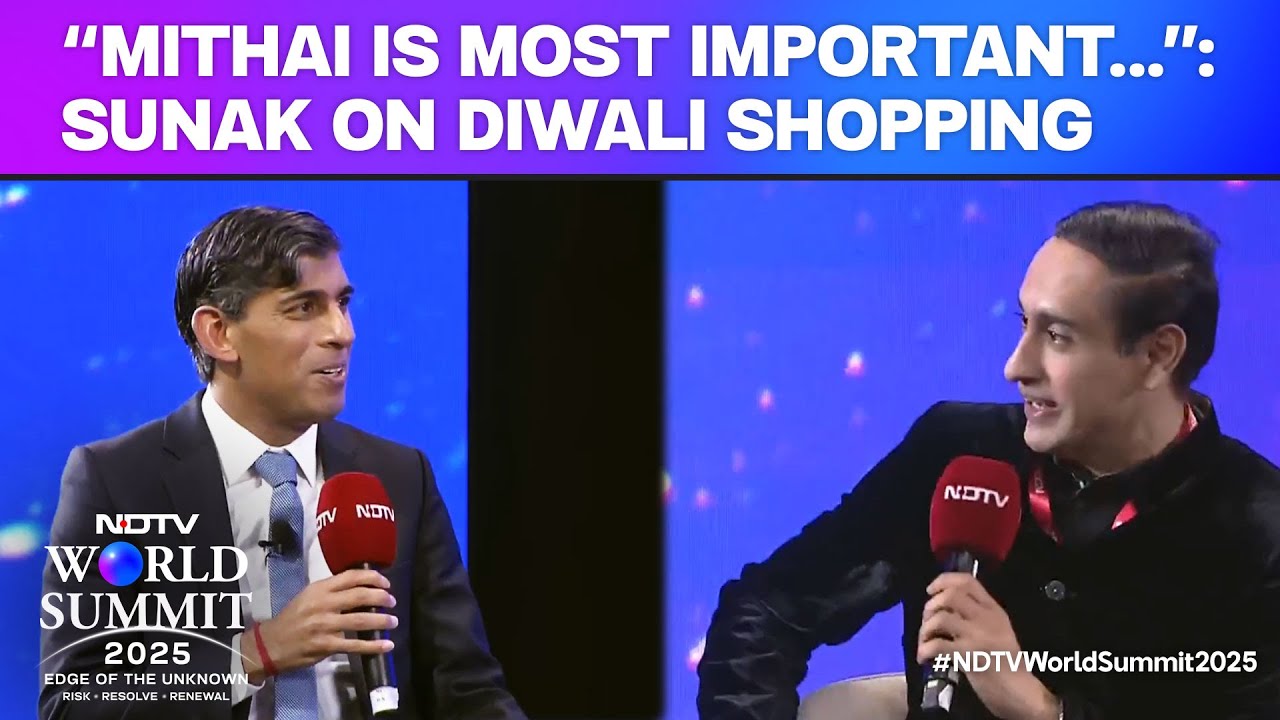 Rishi Sunak On Diwali | 'Mithai' Is Most Important For Me: Rishi Sunak On Diwali Shopping