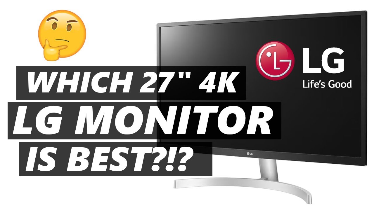 Which 27-inch 4k LG Monitor to BUY in 2024?!