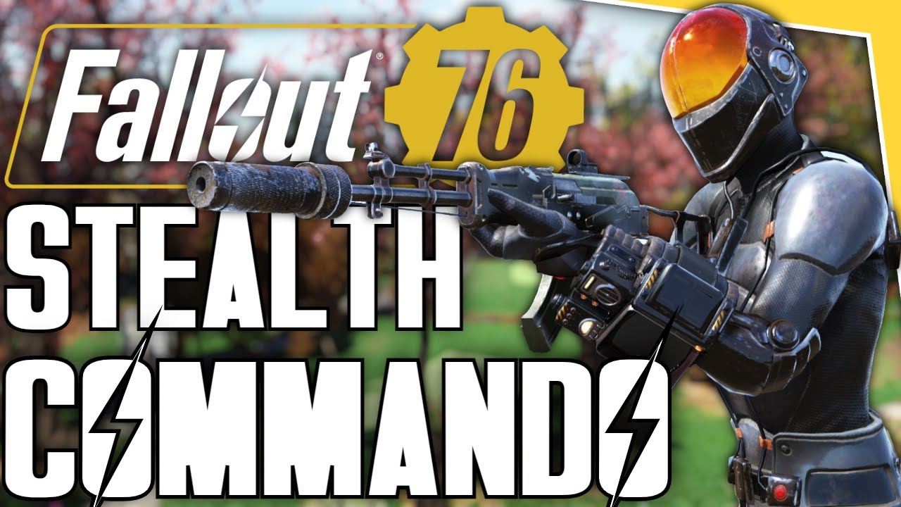 Fallout 76 — сборка скрытного коммандос с полным здоровьем