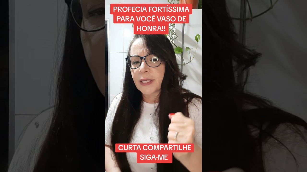 PROFECIA FORTÍSSIMA PARA VOCÊ VASO DE HONRA #amor #fe 