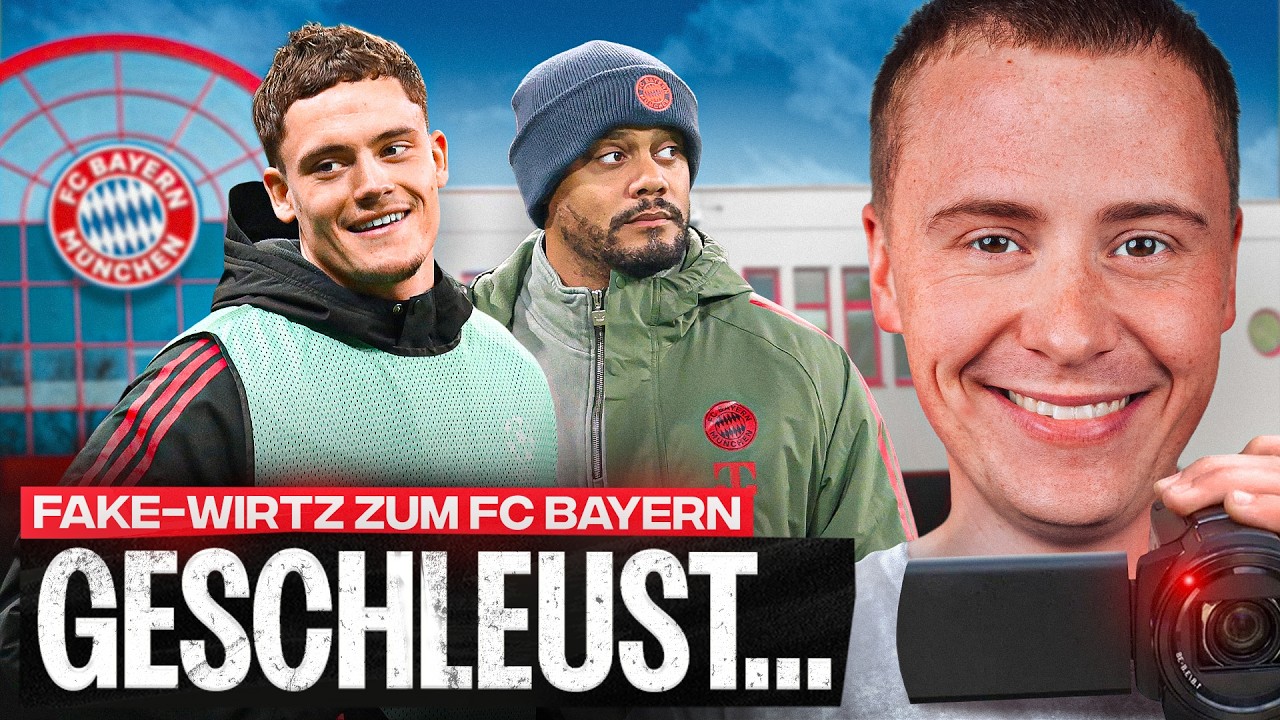 Florian Wirtz Doppelg&auml;nger zum FC Bayern geschleust | Diese Projekte musste ich abbrechen&hellip;