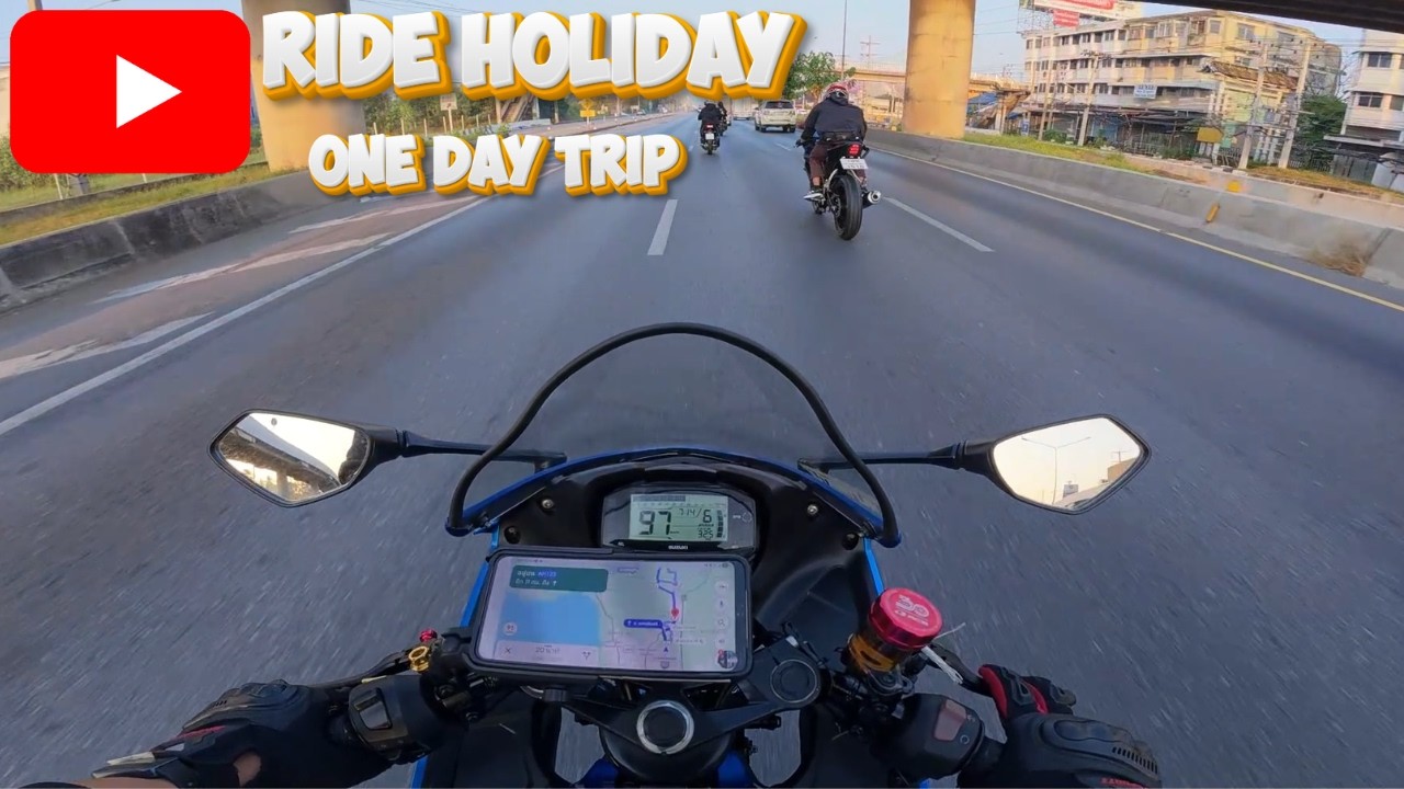 Ride Holiday - Oneday trip At ราชบุรี #gsxr150 #motovlog