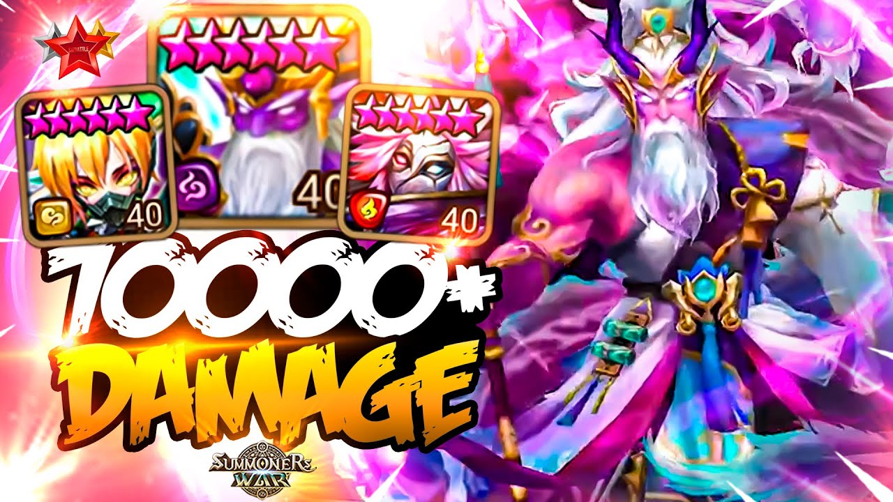300+ SPD TEAM with 70000 DMG MANANNAN in Summoners War