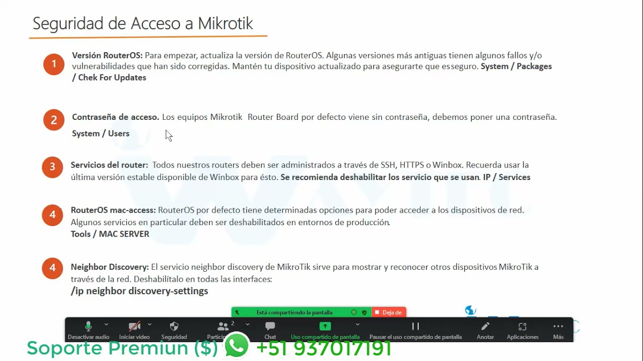 3 Seguridad de Acceso a Mikrotik