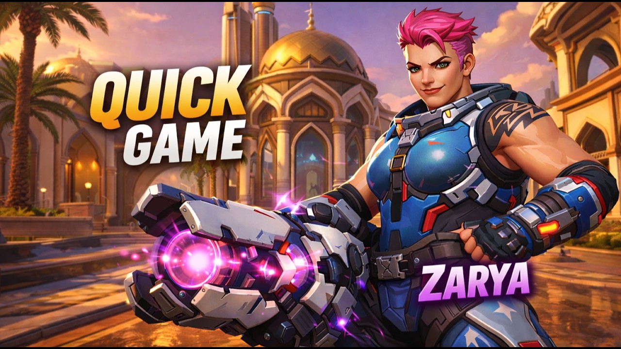 Quick game as Zarya - Overwatch