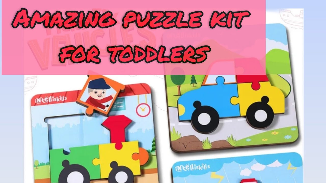 😃Intelliskills pick and fix vehicle puzzle |  firstcry | puzzle | wooden puzzle | #puzzle #viral 