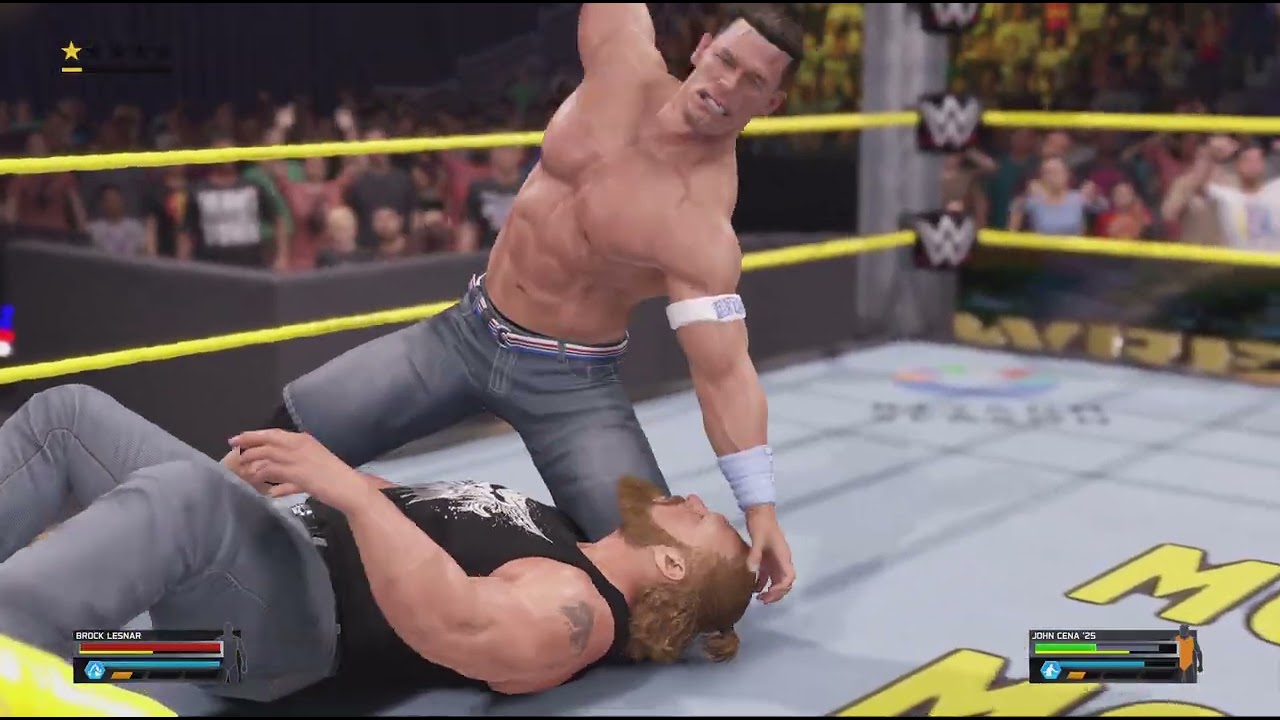 WWE 2K25 Brock vs Cena