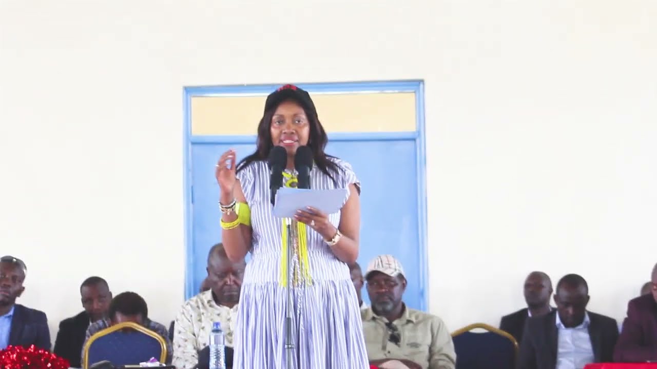 GOVERNOR SUSAN KIHIKA DURING MEETING  OPINION LEADERS FROM NAKURU WEST