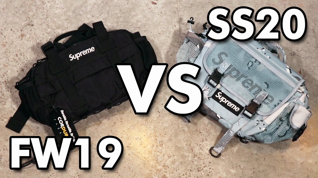 Supreme FW19 vs SS20 Waist Bag Comparison/Review