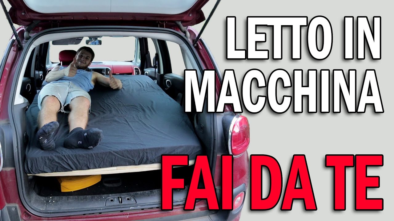Come Costruire un LETTO in MACCHINA Fai da Te - Camperizzo la Mia Auto FIAT 500L