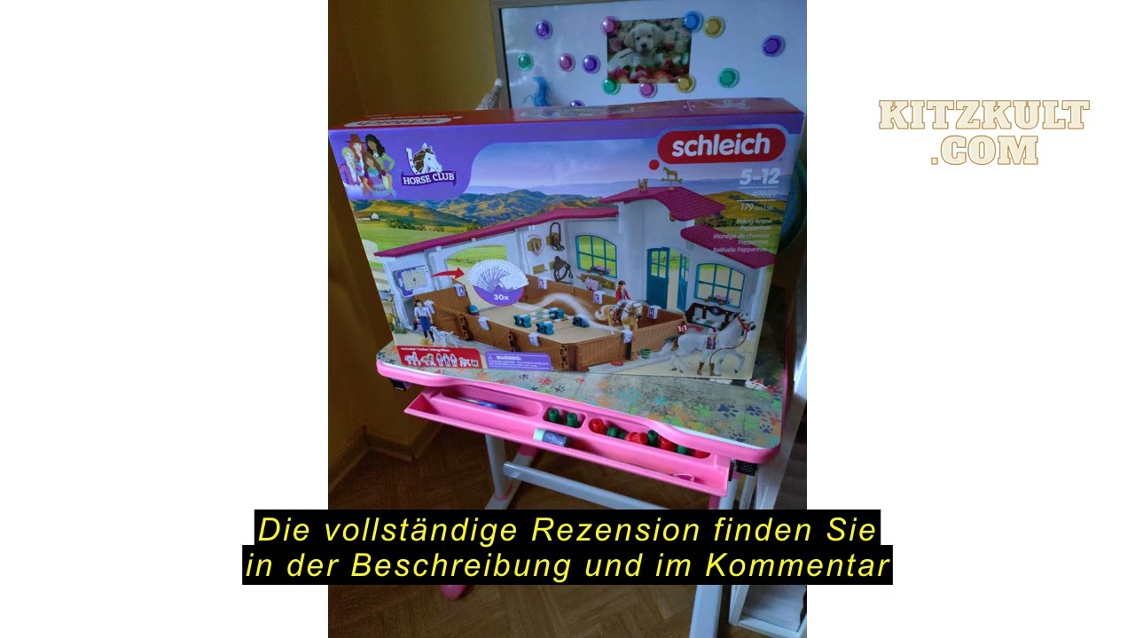 Produktbewertung schleich Horse Club | Reithalle Peppertree 42639 | mit Hindernissen, Paddock, und v