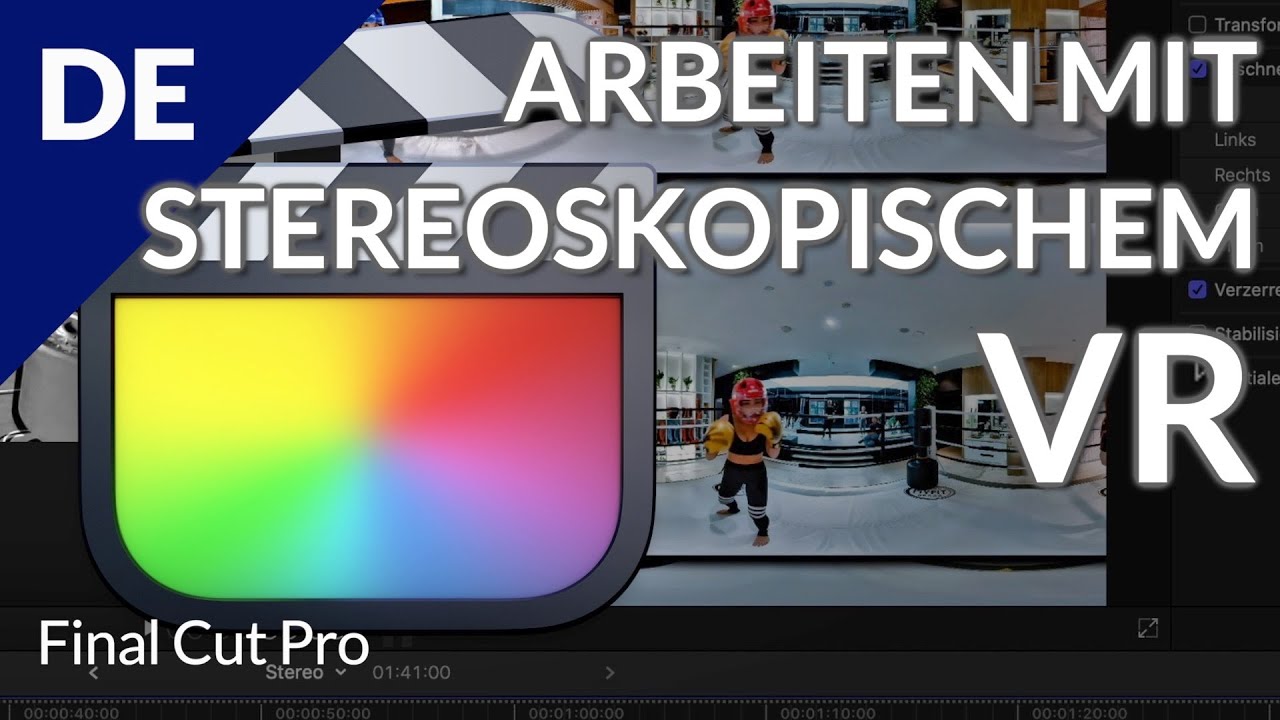Работа со стереоскопическим VR-материалом в Final Cut Pro