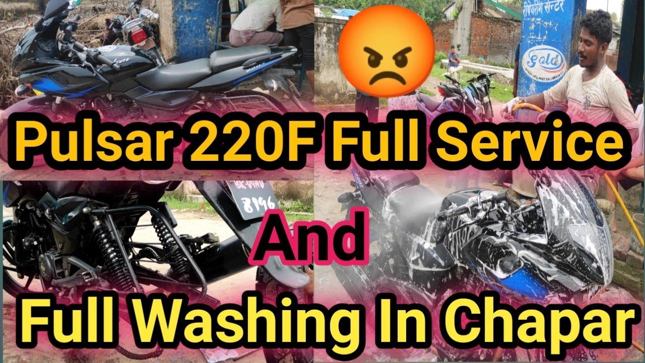 Bajaj Pulsar 220F Service||Pulsar 220F Service||Pulsar 220F Full Service||🔥
