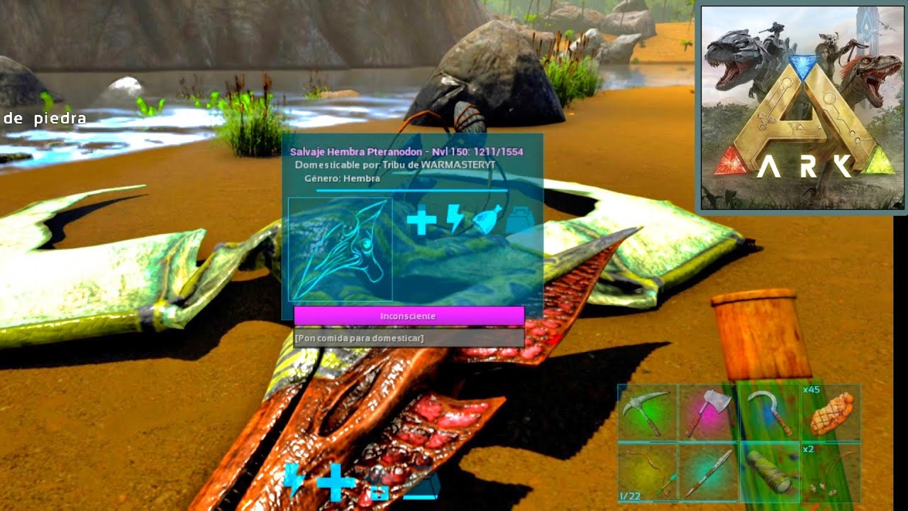 SEGUNDO PTERANODON NIVEL 150!!! (THE ISLAND) #44 | ARK ULTIMATE MOBILE EDITION - ASMR