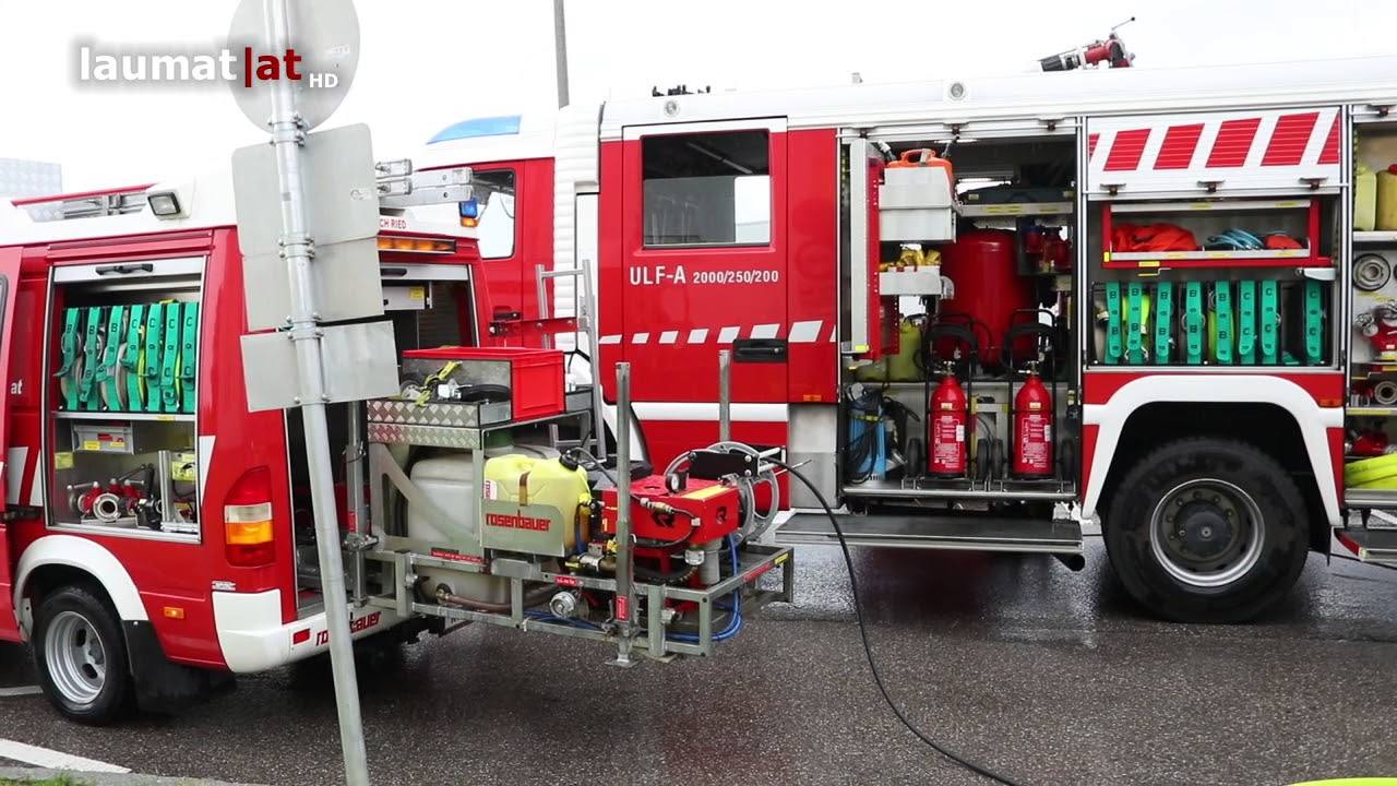 Brand in der Küche eines Mehrparteienwohnhauses in Ried im Innkreis