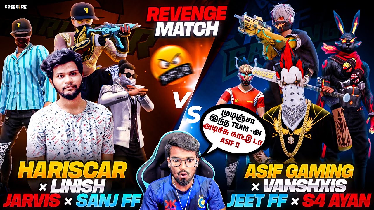 🔥 Asif Gaming vs Hariscar 🔥 Gaming Tamizhan : முடிஞ்சா Ipo இந்த Team அடிச்சு காமிடா Best Revenge 🔥