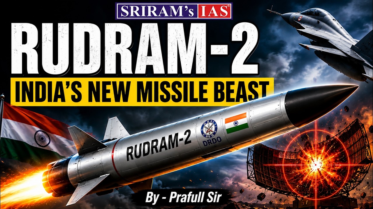 Rudram 2 Missile Test | Why Is DRDO's Mach 5.5 Missile a Game Changer? [UPSC Science And Tech]