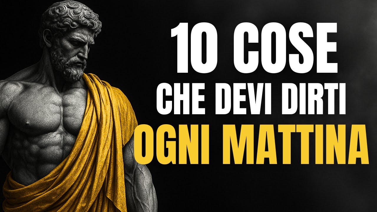 Fai QUESTO ogni MATTINA e RIPROGRAMMA MENTE e CORPO per SEMPRE | 7 LEZIONI di STOICISMO