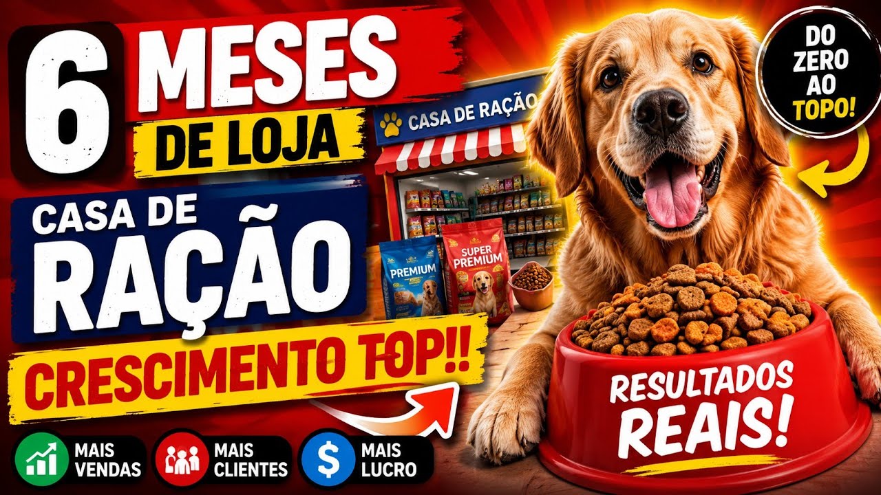 6 MESES DE CASA DE RAÇÃO | FATURAMENTO TOP, PASSEIO PELA LOJA, VEJA O ANTES E DEPOIS DO PET SHOP
