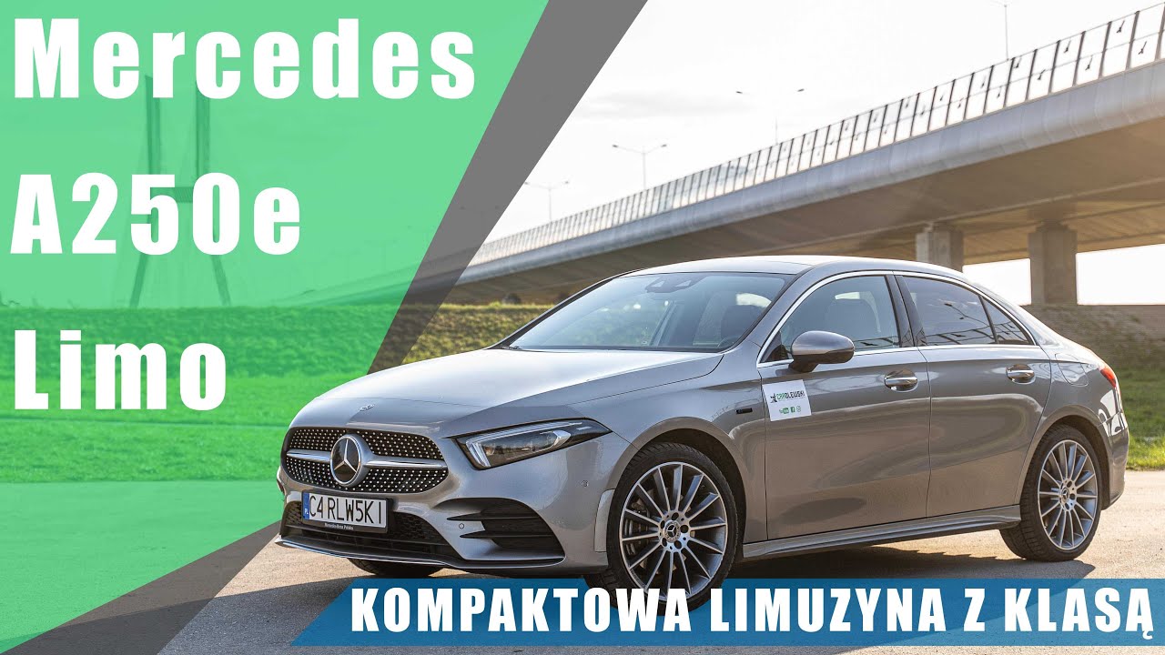 Mercedes-Benz A250e Limousine 218 KM plug-in. Kompaktowa limuzyna z klasą.