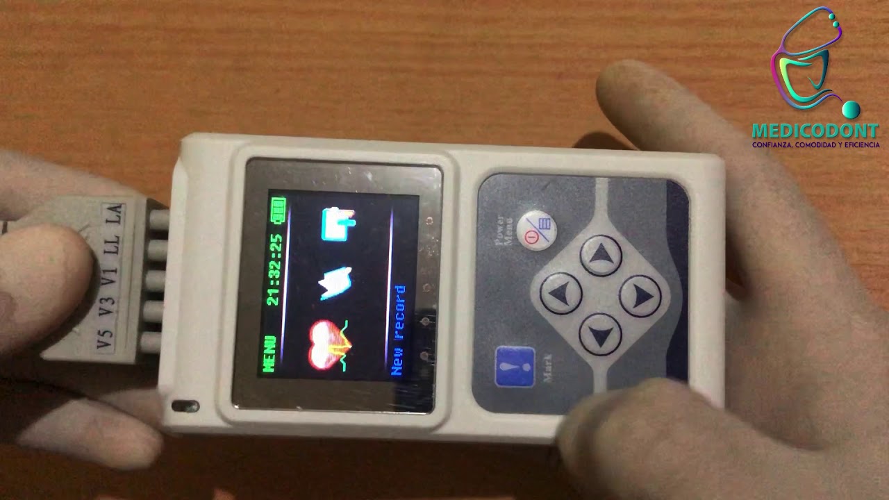 Dr. Amaya explica el uso del Holter de ritmo (ECG) TLC5000