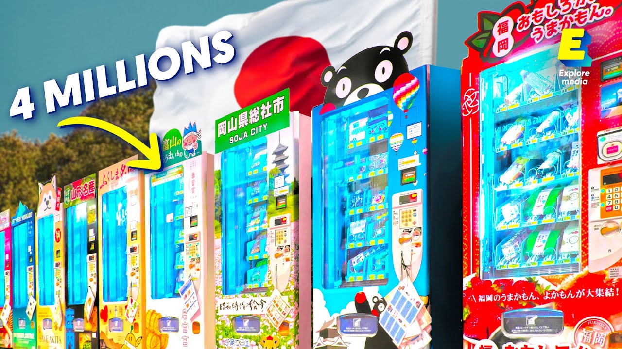 Pourquoi y a-t-il autant de distributeurs automatiques au Japon ? 🇯🇵