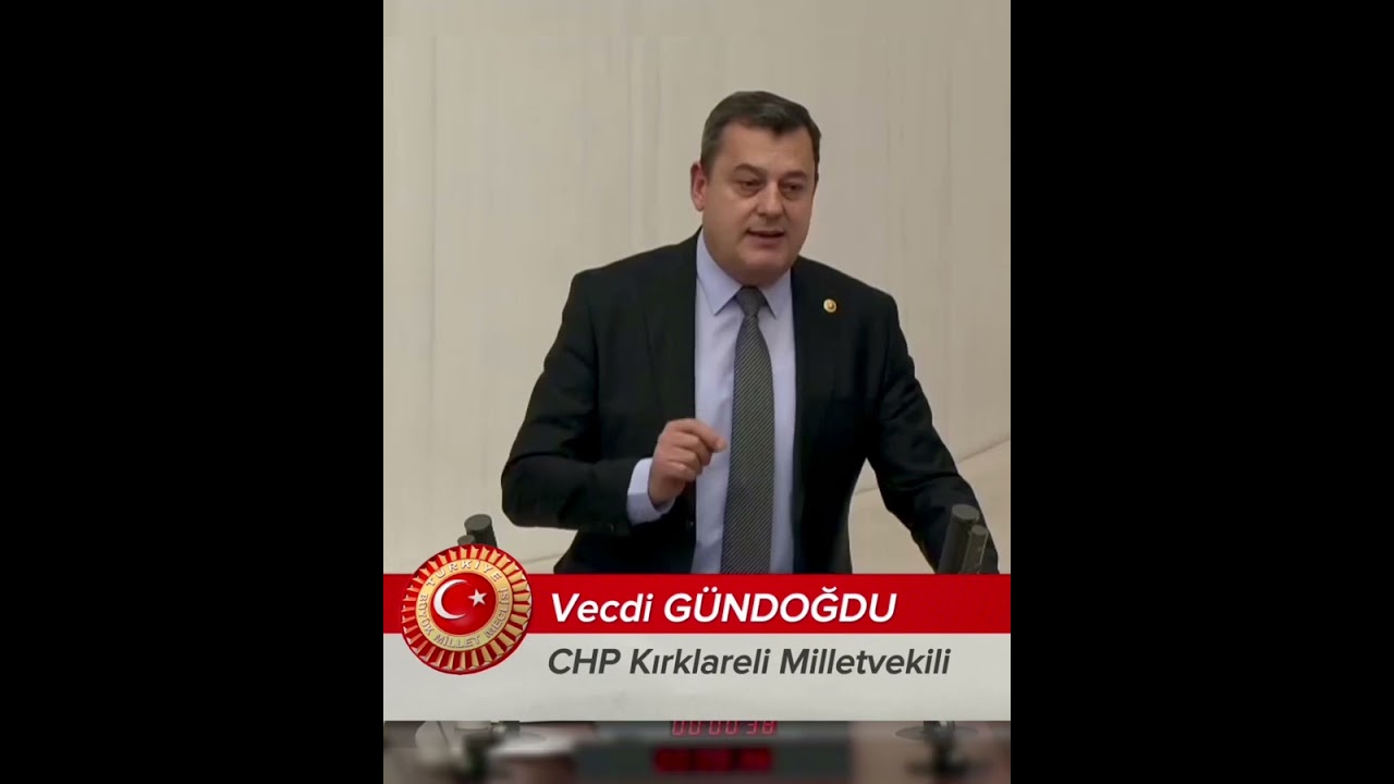 Vecdi GÜNDOĞDU CHP Kırklareli Milletvekili
