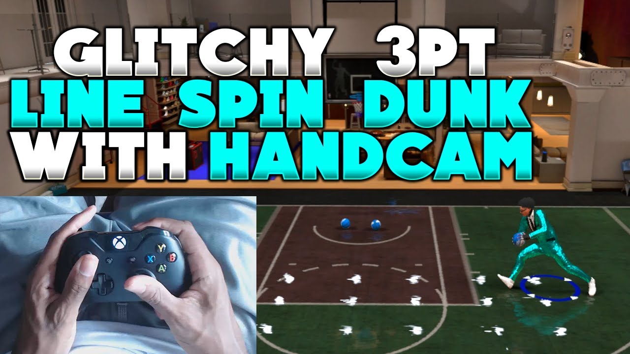 NBA 2K20 INSTANT GLITCHY 3PT LINE SPIN DUNK WITH A HANDCAM THIS TIME PT 2 KingSuperior TUTORIAL