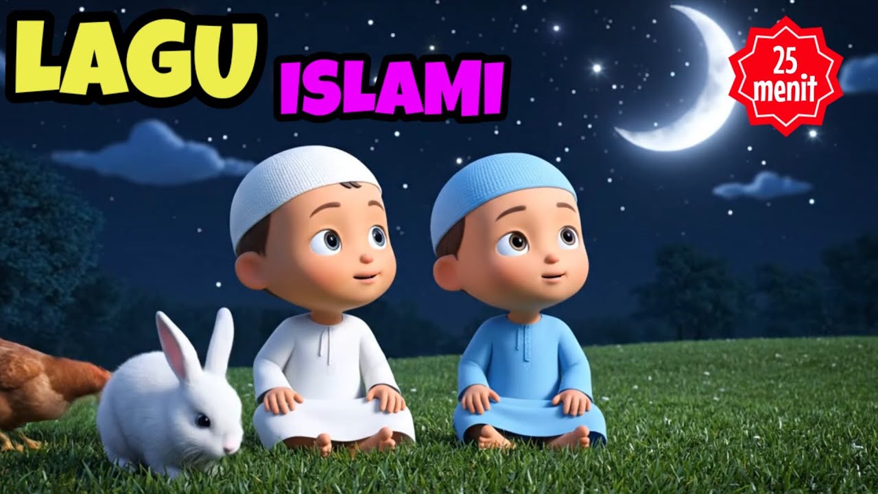 Lagu anak islami 25 menit - allahul kahfi sholawat Busyro sholawat Jibril aku mau ke mekkah
