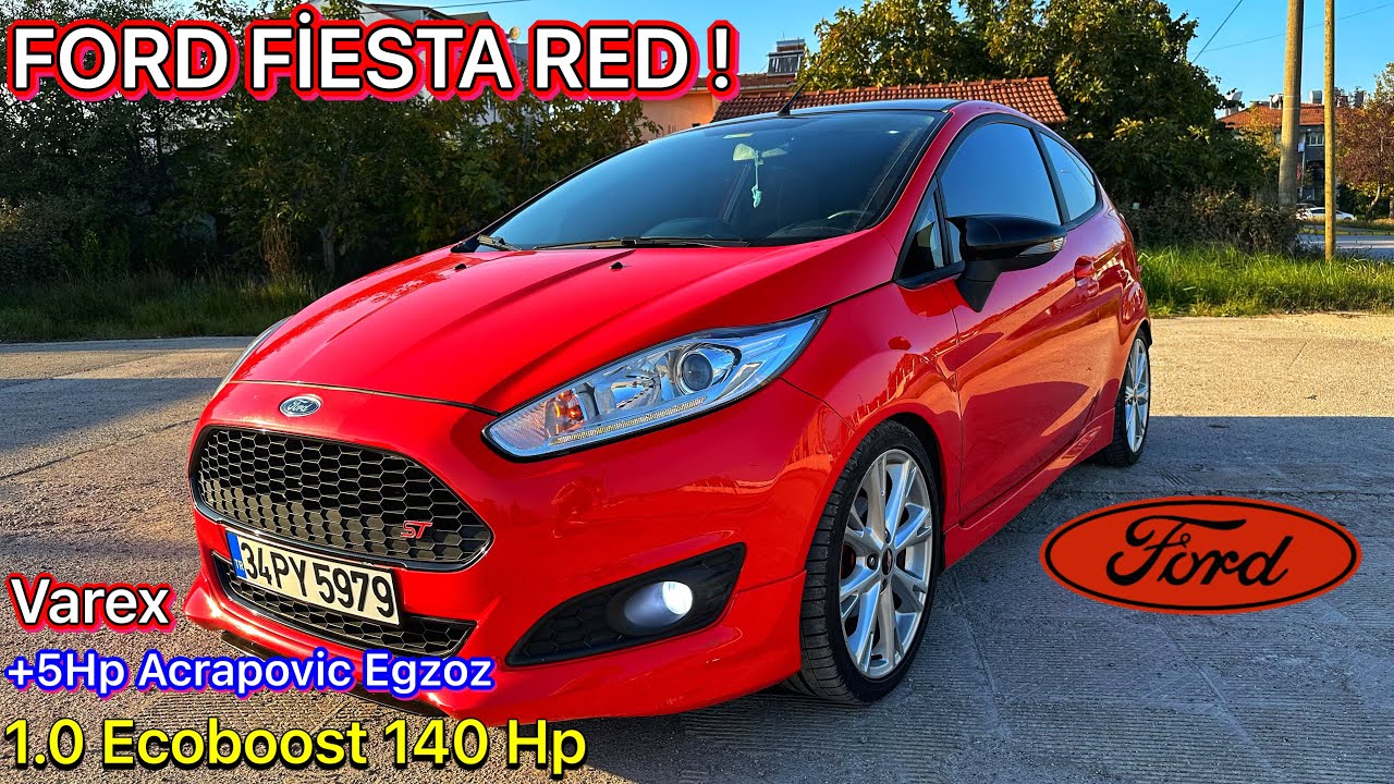 4. VİTES 210 KM/S GÖREN ARABA ! | FORD FİESTA RED + VAREX | 1.0 ECOBOOST 140HP | ACRAPOVİC EGZOZ