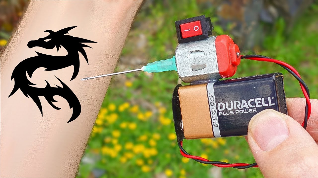 Construí la MÁQUINA de TATUAJES Definitiva (FUNCIONA) 💉😲
