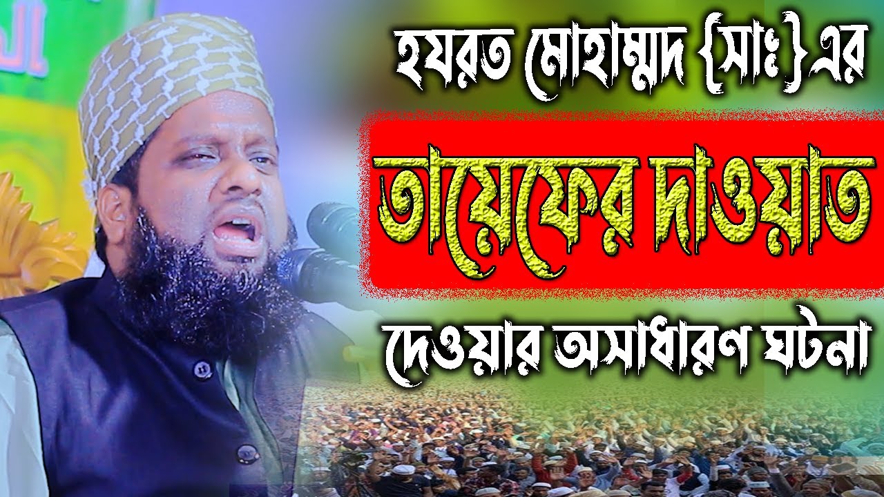হযরত মোহাম্মদ (সা:)এর তায়েফের দাওয়াত দেওয়ার অসাধারণ ঘটনা,মাওলানা জাফর আহমদ হেলালী