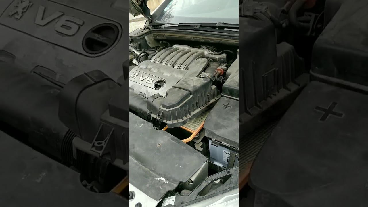 Peugeot 407 - 3.0 V6 24V - Open air intake Sound #shorts